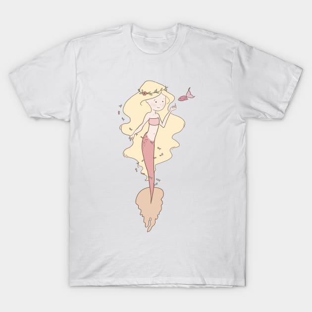 Mermaid Princess T-Shirt by littlemoondance